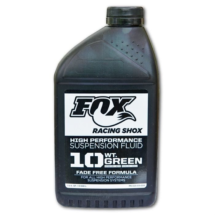 Oil: AM, FOX Suspension Fluid [32 oz.], 10 WT Green