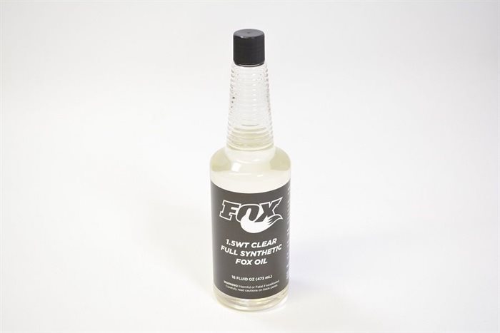 Oil: AM, FOX 1.5wt Synthetic Oil [16 oz.], Clear