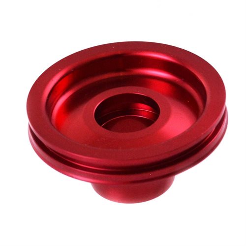 Bulkhead, Dual Travel 2, FLOAT X, 5mm Travel Spacer, Red Ano, 2018