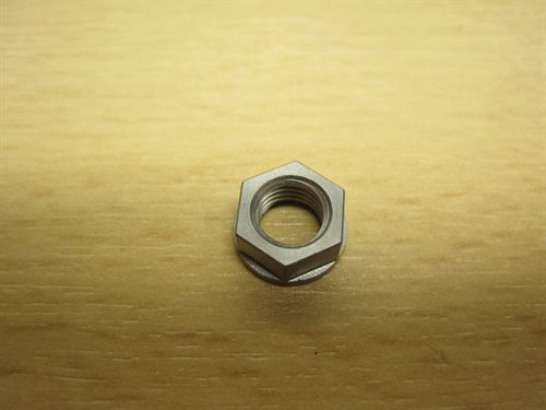 Fastener, Custom: Nut [1/4-32 UNEF, 9mm Hex Flats, .175" TLG] AISI 416 SS