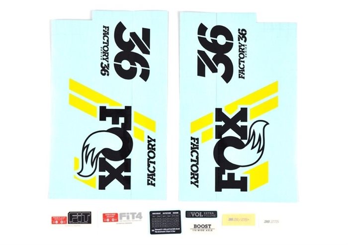 Decal Kit: 2020, 36, Factory, Blk/Ylw