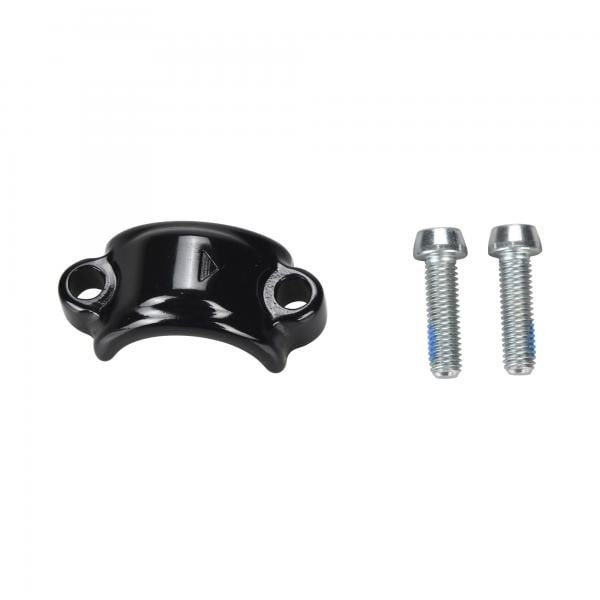 (Glossy black) Master cylinder clamp and screws