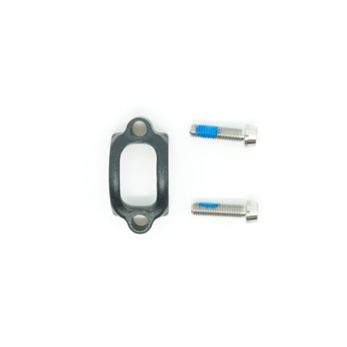 (Matte black) Master cylinder clamp and screws Collarino pompa con viti (Nero opaco)
