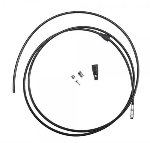 200 cm Complete hydraulic hose (Glossy Black)
