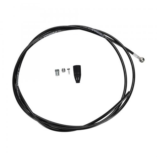 200 cm Complete hydraulic hose (Glossy Black)Tubo olio 200 cm completo (Nero Lucido)