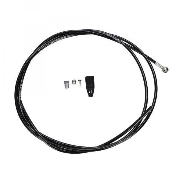 200 cm Complete hydraulic hose (Glossy Black)